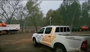 ¡Por fin! Lluvias llegan a Chovoreca y ayudan a controlar incendios - Nacionales - ABC Color