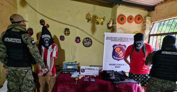La Nación / Operativo antidrogas en Lambaré arroja varios detenidos