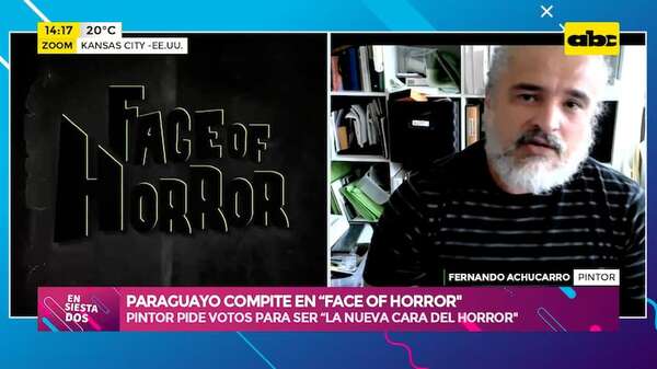 “Face of Horror”: pintor paraguayo pide votos para ser la nueva cara del horror en EE.UU. - Ensiestados - ABC Color