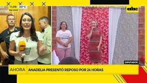 ¿Enferma por 24 horas?: Anadelia presentó reposo para no asistir a Diputados - ABC Noticias - ABC Color