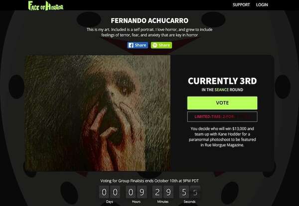 Artista paraguayo busca ser la nueva cara del horror - Espectáculos - ABC Color