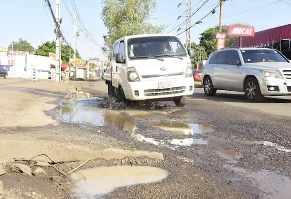 ¿Se viene el caos vehicular? La próxima semana inician las obras en destrozada Avda. Mariscal López - Economía - ABC Color