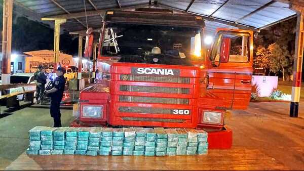 Fiscal imputa a camionero detenido con 80 kilos de pasta base de cocaína