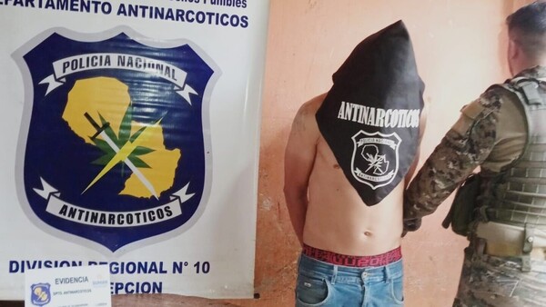 Capturan a un hombre con crac en Concepción