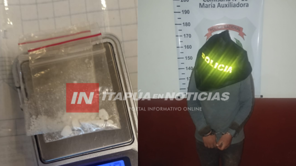 DETIENEN A PRESUNTO MICROTRAFICANTE EN TOMÁS R. PEREIRA - Itapúa Noticias