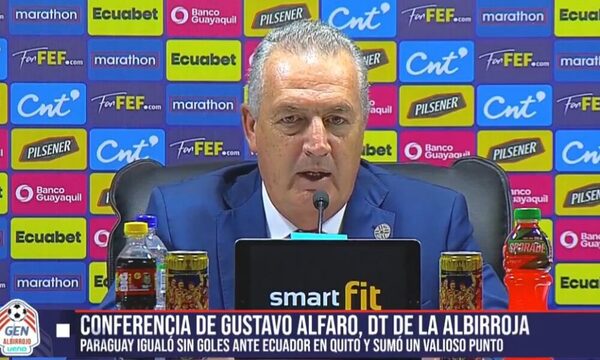 Gustavo Alfaro, DT de la Albirró: “Miramos la tabla y no nos sentimos conformes, pero sentimos que nosotros despacito vamos recuperando el equipo”