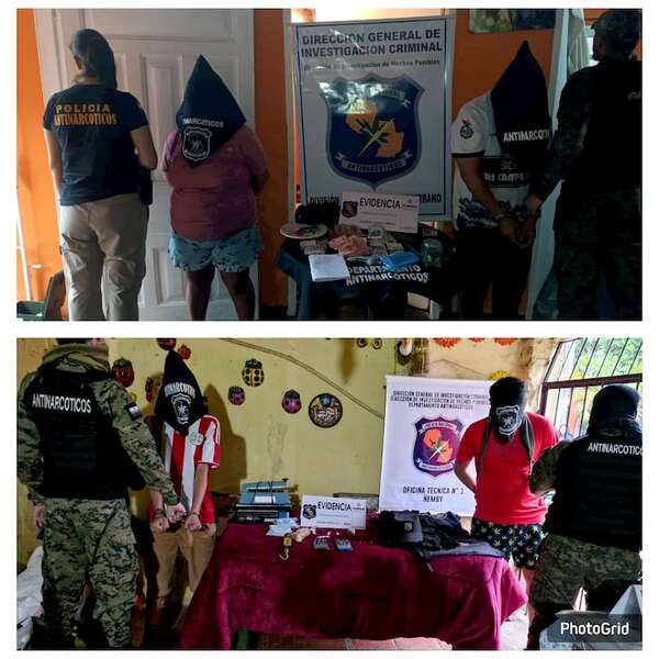 Allanamientos en Lambaré dejan varias personas detenidas y drogas incautadas - Policiales - ABC Color