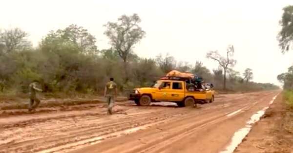 La Nación / La lluvia llegó a la zona de incendios en el Chaco