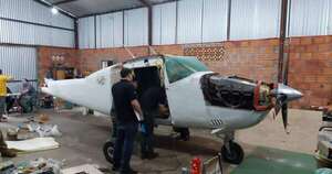 Diario HOY | Detectan taller clandestino en Luque: acondicionaba avionetas para el mercado negro