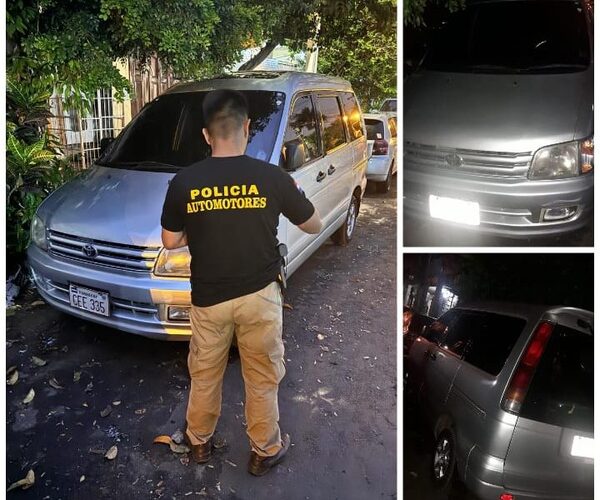Recuperan furgoneta hurtada a funcionaria municipal