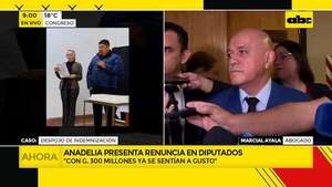 Anadelia renunció a su cargo en Cámara de Diputados: “emotivamente está muy mal”  - ABC Noticias - ABC Color