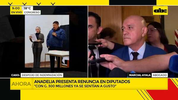 Anadelia renunció a su cargo en Cámara de Diputados: “emotivamente está muy mal” - ABC Noticias - ABC Color