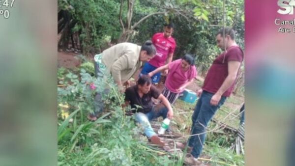 Camarógrafo rescata a niño de un pozo en Félix Pérez Cardozo - SNT