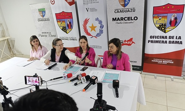Octubre Rosa: Actividades de prevención y concienciación en Coronel Oviedo - OviedoPress