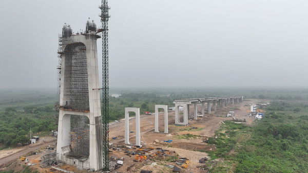 Construcción del Puente de la Bioceánica con 60% de avance - La Clave