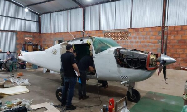 SENAD intervino taller clandestino donde milico arreglaba “narcoavionetas”
