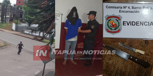 POLICÍA ATRAPÓ A UN SUJETO CUANDO INTENTABA PERPETRAR UN ROBO - Itapúa Noticias