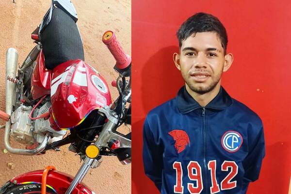 Cae motochorro por violento asalto frente a bodega •