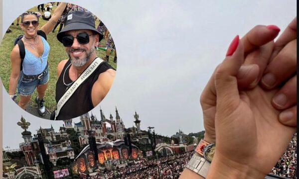 Malala Olitte acampó con su amor para disfrutar de la experiencia del Tomorrowland