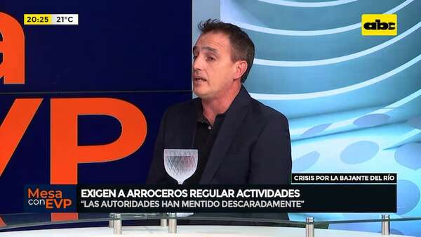 ¿Las arroceras secan el río Paraguay?: esto dice el presidente de la Federación Paraguaya de Arroz - Mesa de Periodistas - ABC Color