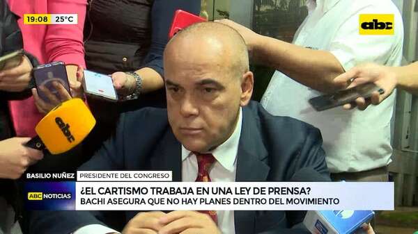 ¿Cartismo trabaja en una ley de prensa?: según “Bachi” no hay planes dentro del movimiento - ABC Noticias - ABC Color