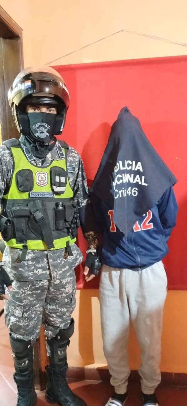 Aprehenden a joven buscado por robo agravado en Luque - Policiales - ABC Color