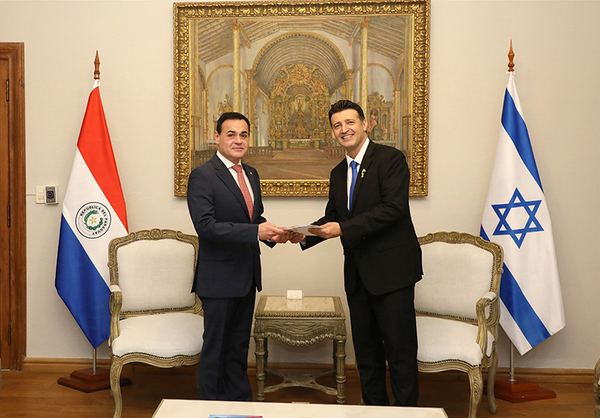 Embajador de Israel presenta cartas credenciales al canciller paraguayo - ADN Digital