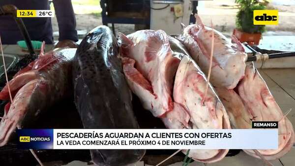 Remanso: pescaderías aguardan a clientes con ofertas - ABC Noticias - ABC Color