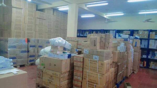 Regiones sanitarias de Amambay y Chaco reciben importante carga de medicamentos e insumos