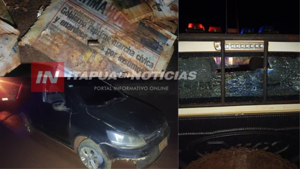 POLICÍA SE ENFRENTÓ A TIROS CON DELINCUENTES EN CARLOS A. LÓPEZ - Itapúa Noticias