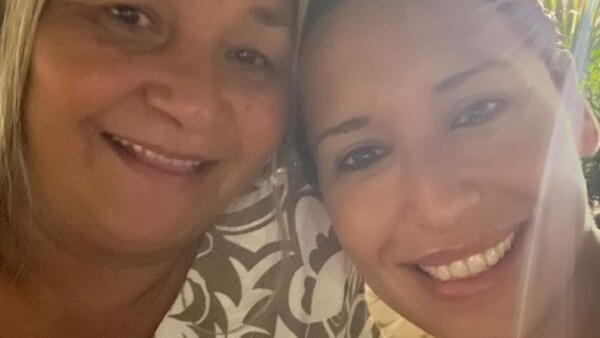 Enrica se encontró por primera vez con su mamá
