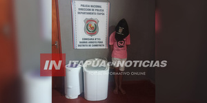 ALIAS “MINUTO” FUE APREHENDIDO CON OBJETOS HURTADOS - Itapúa Noticias