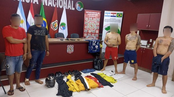 Alto Paraná: cinco sospechosos de varios asaltos en la zona fueron detenidos - ADN Digital