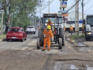 Inician obras en avenida Mariscal López de Asunción • PARAGUAY TV