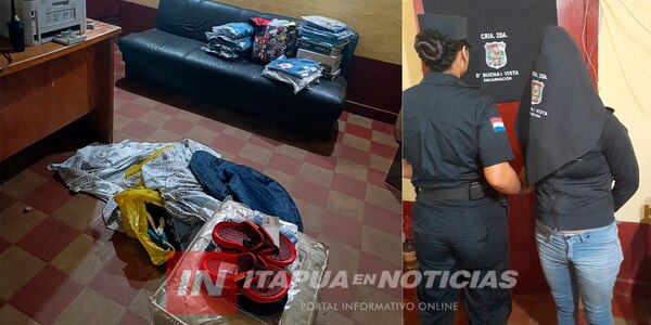 LA “MUJER ARAÑA” COLGABA DE LA VENTANA DE UN COMERCIO Y FUE DETENIDA - Itapúa Noticias