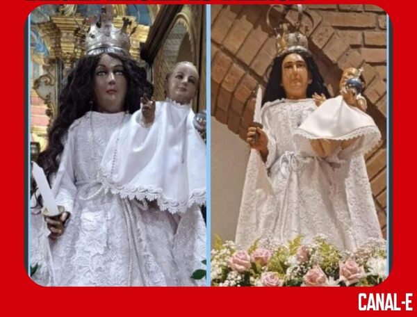 CAPIATEÑOS DENUNCIAN QUE SU VIRGEN AHORA ES BLANCA