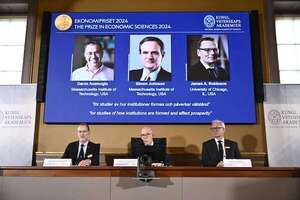 Nobel de Economía por revelar peso de instituciones sociales en la prosperidad de países - Mundo - ABC Color