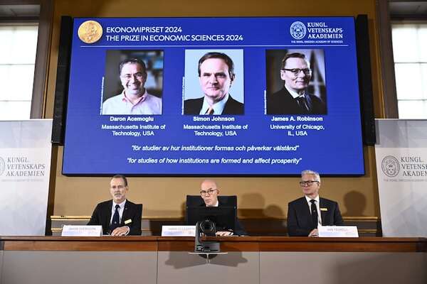 Nobel de Economía por revelar peso de instituciones sociales en la prosperidad de países - Mundo - ABC Color