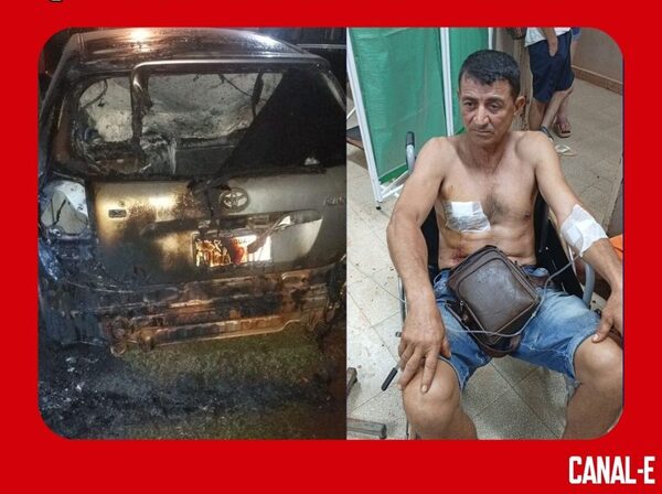 MUJER DENUNCIA QUE SU EXPAREJA QUEMÓ SU VEHÍCULO POR VENGANZA