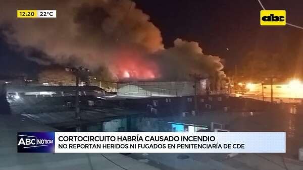 ¿Qué causó el incendio en la cárcel de CDE?: no se reportan heridos ni fugas - ABC Noticias - ABC Color