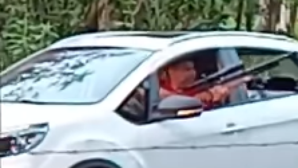 Conductor furioso apuntó con rifle a animales y asustó a varios en Villeta