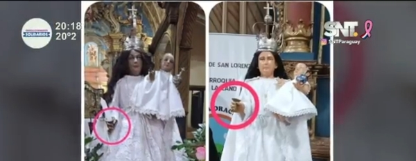 Polémica por el cambio de la Virgen de la Candelaria - SNT