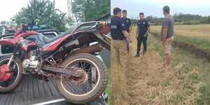MOTOCICLISTA FALLECIÓ TRAS CAER EN UNA CUNETA EN CARMEN DEL PNÁ.  - Itapúa Noticias