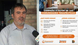 Impulsan Campaña Solidaria por las Comunidades Terapéuticas de Encarnación