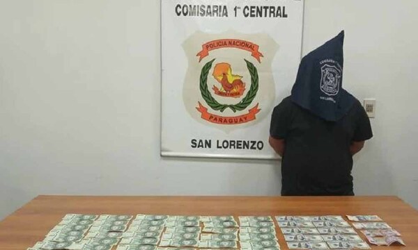 Policía detiene a un hombre por intentar cambiar dólares falsos en San Lorenzo – Prensa 5