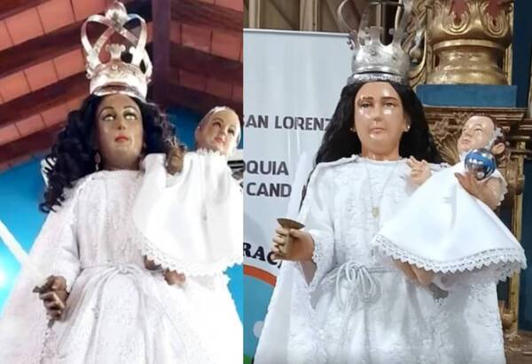 Escándalo por la Virgen de la Candelaria: confirman que no fue cambiada sino “pintada" a la antigua