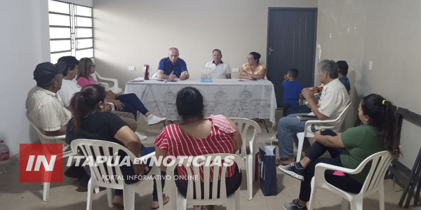 ALDO LEPRETTI SE REUNIÓ CON COMISIONES VECINALES PARA ORGANIZAR PROYECTOS BARRIALES - Itapúa Noticias
