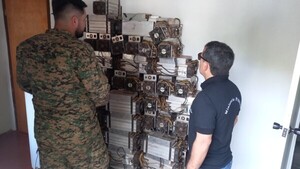 Hallan máquinas de criptomonedas clandestinas en operativo antinarcótico en PJC
