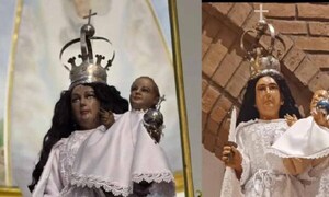 Controversia por color de Virgen de la Candelaria en Capiatá: Se fue morena y apareció blanca – Prensa 5