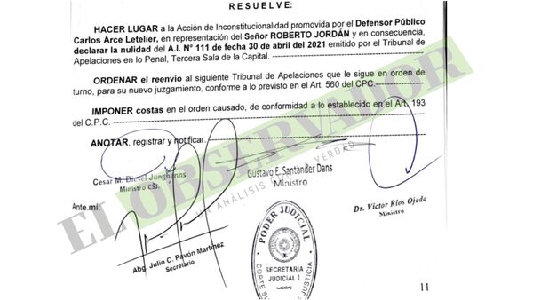 Sala Constitucional anula fallo que rechaza apelación de auto de apertura